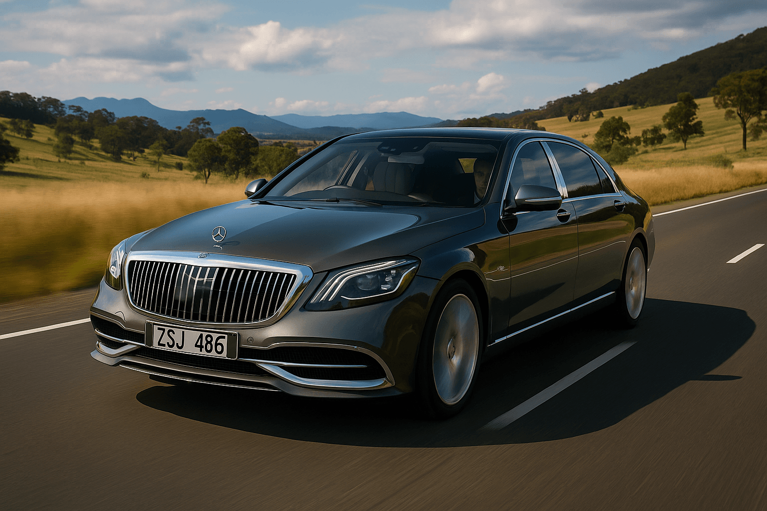 Maybach S560: The Rolling Royalty